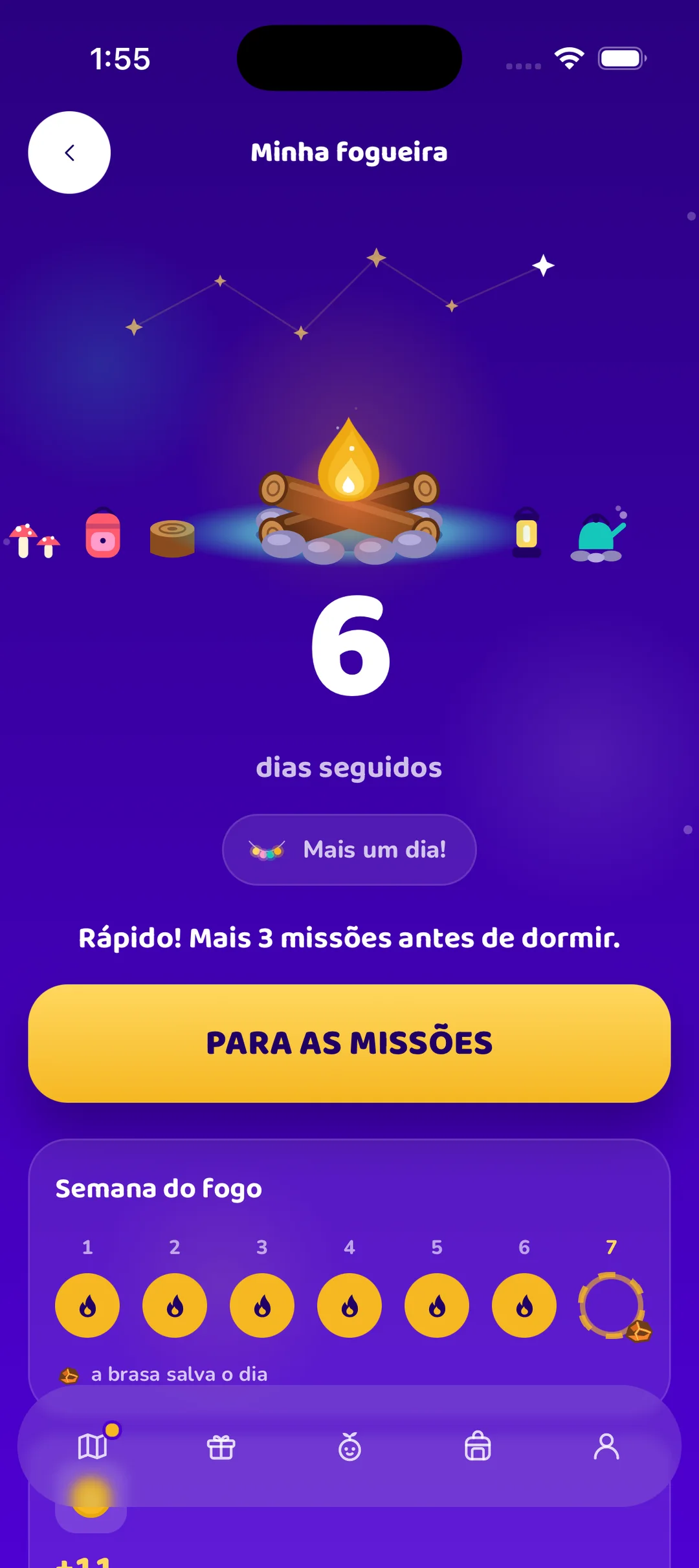 Divertido depois de um mês